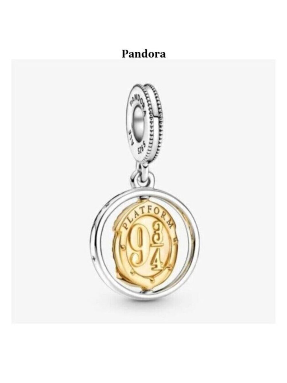 Pandora Harry Potter, Hedwig Spinning Dangle Charm for Bracelet Pendant